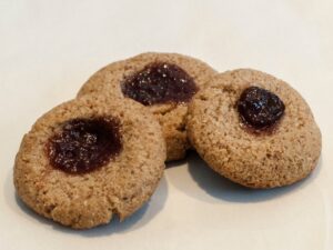Recipe for jam-dot-cookie