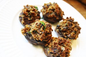 Healty Recipes for stuffed mushrooms